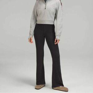 Lululemon Brushed Softstreme Ribbed Zip Flared Pant 32.5"